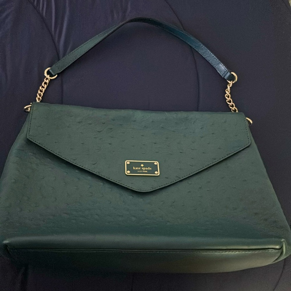 Kate Spade A La Vita Ostrich Leena Shoulder Bag